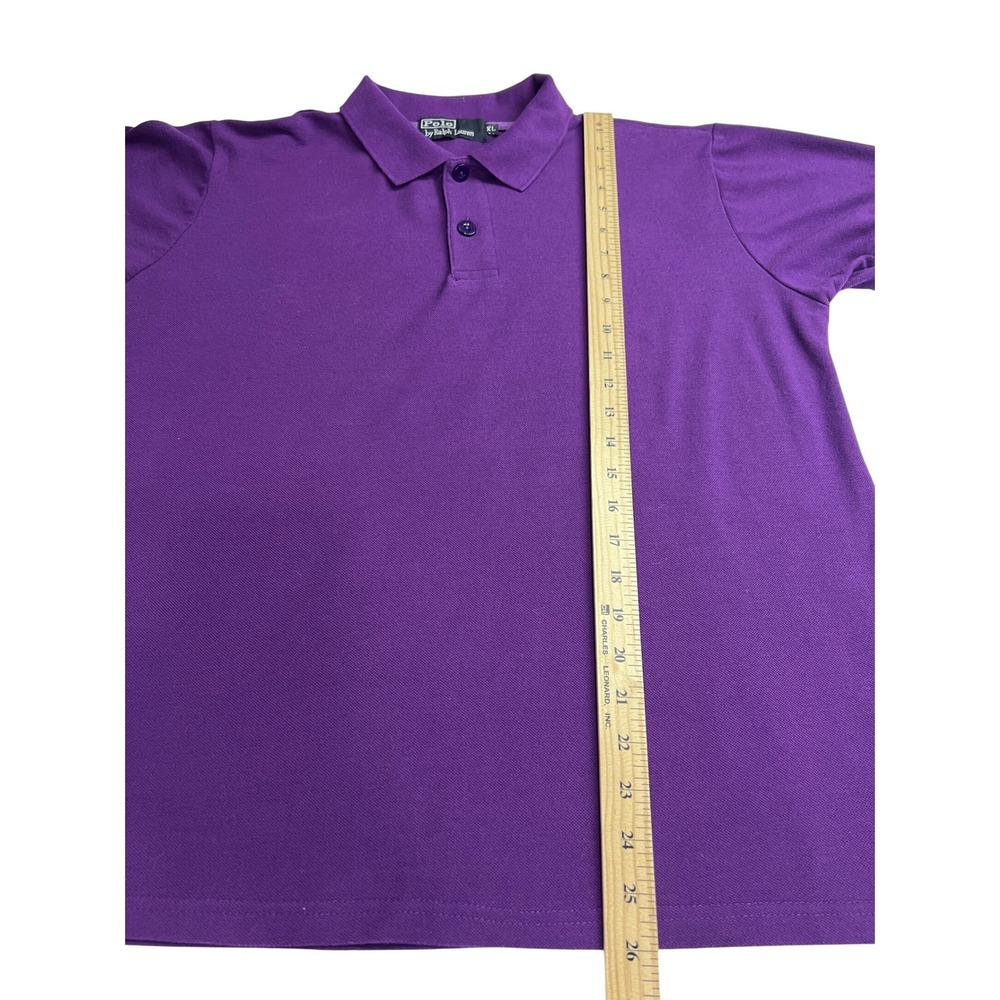 Polo Ralph Lauren Polo Kids XL Purple Short Sleeve Red Pony Logo Preppy Shirt D1 - Picture 7 of 8